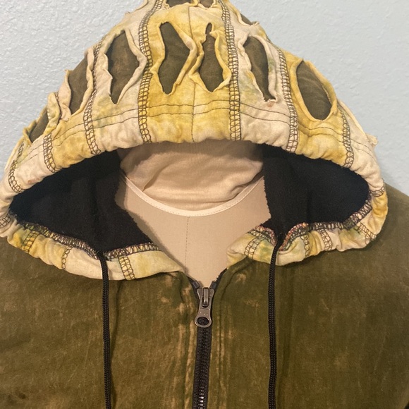 Elan Blanc camouflage dark green jacket size Small - Picture 5 of 8